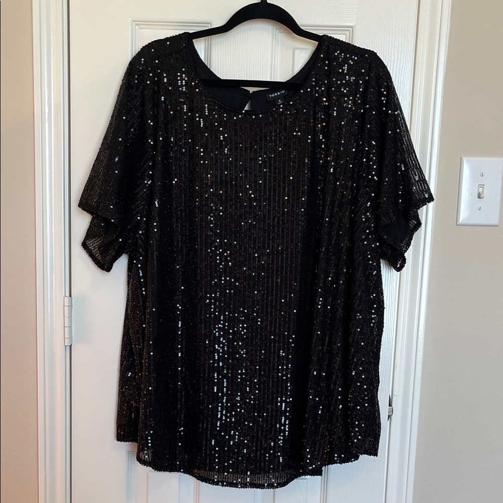 Torrid Sequin Blouse